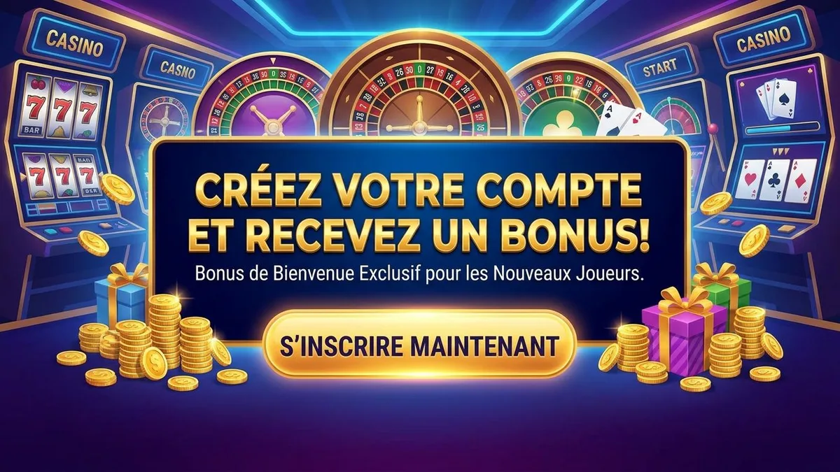 Inscription avec bonus